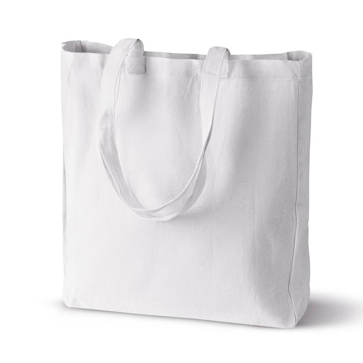 Torba bawełniana 380x80x80x420mm Biała Uchwyt: 70cm