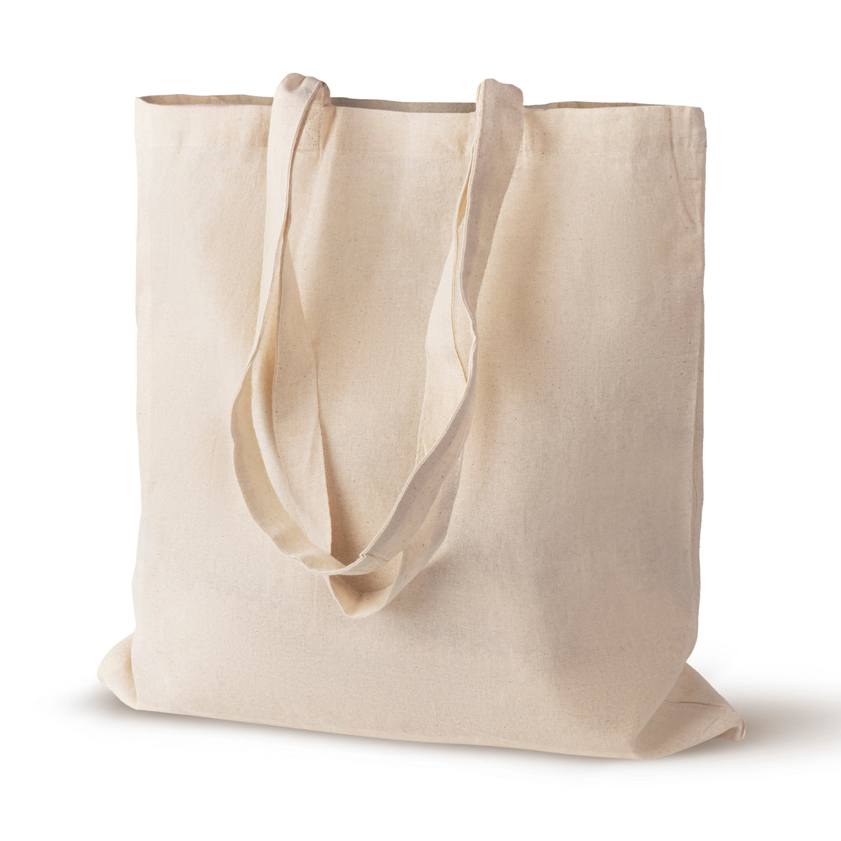 Torba bawełniana 380x420mm Ecru dekatyzowana Uchwyt: 70 cm