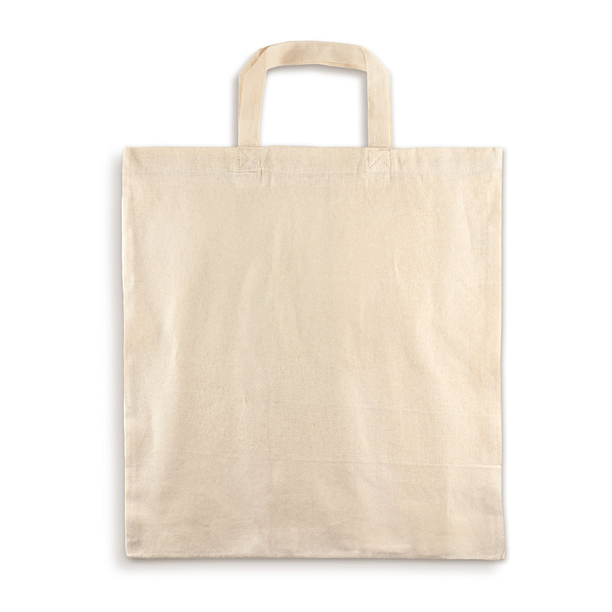 Torba bawełniana z nadrukiem 380x420mm 145g/m2 ecru Krótkie ucho