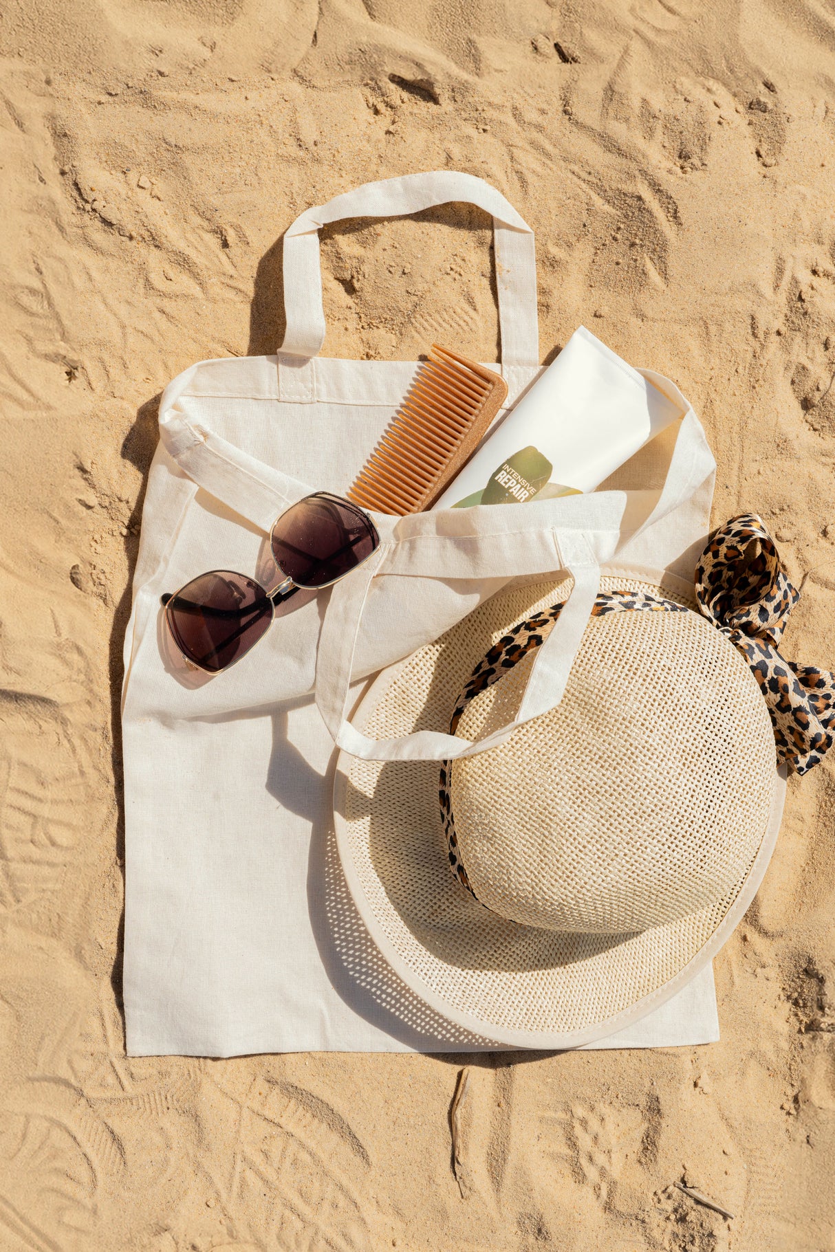 Torba bawełniana 380x420mm Ecru Uchwyt: 35cm