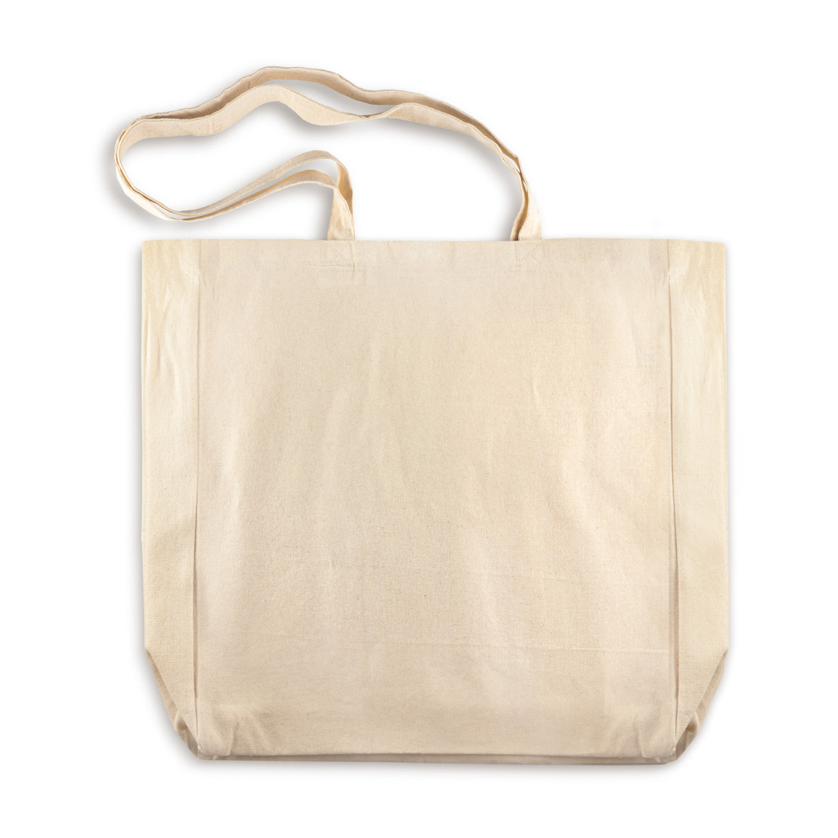 Torba bawełniana z własnym nadrukiem 380x80x80x420mm ecru 220g/m2