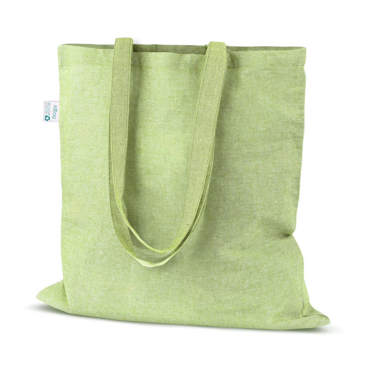 Torba bawełniana 380x420mm Zielona Uchwyt: 70cm