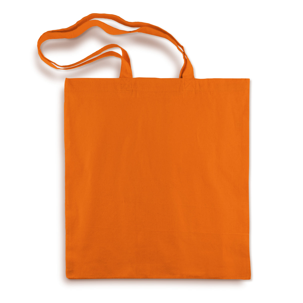 Torba bawełniana 380x420mm Pomarańczowa Uchwyt: 70 cm