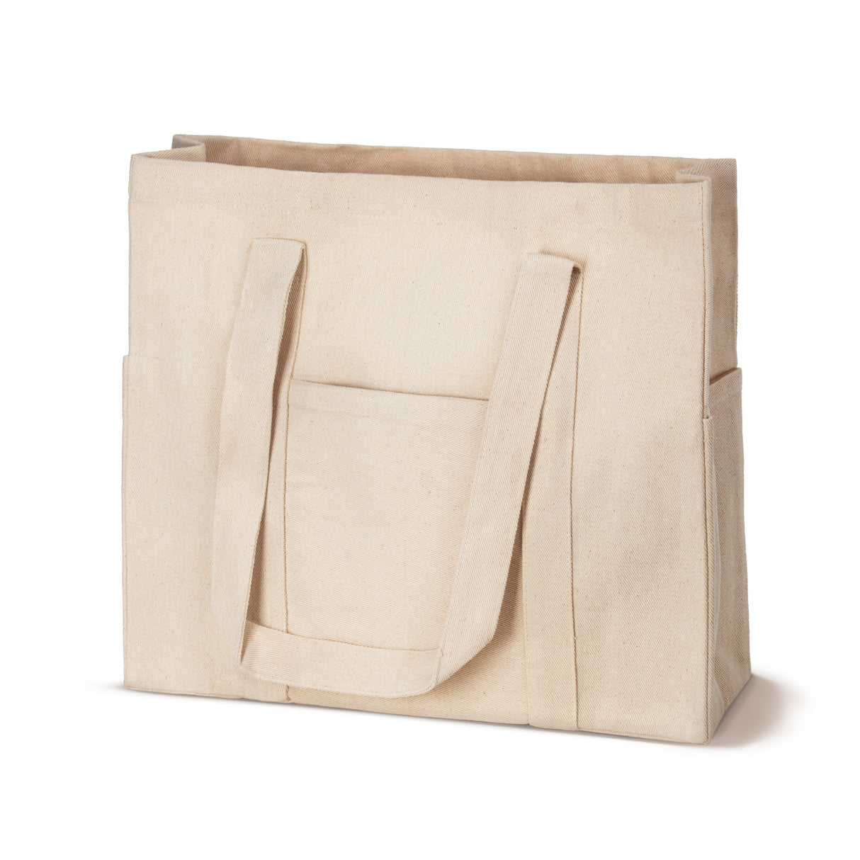 Torba Bawełniana z Kieszeniami 380x100x100x350mm Ecru