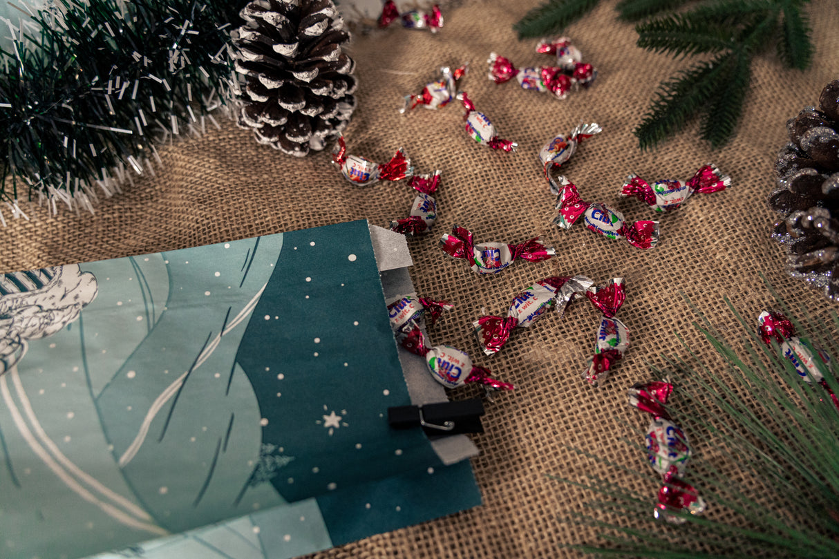 Torby papierowa świąteczne 120x50x220mm Choinka 25szt.