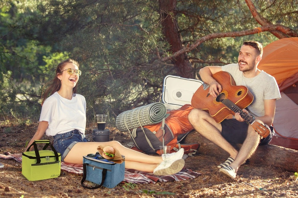 Torba termiczna na lunchbox Limonkowa 25x17x17cm