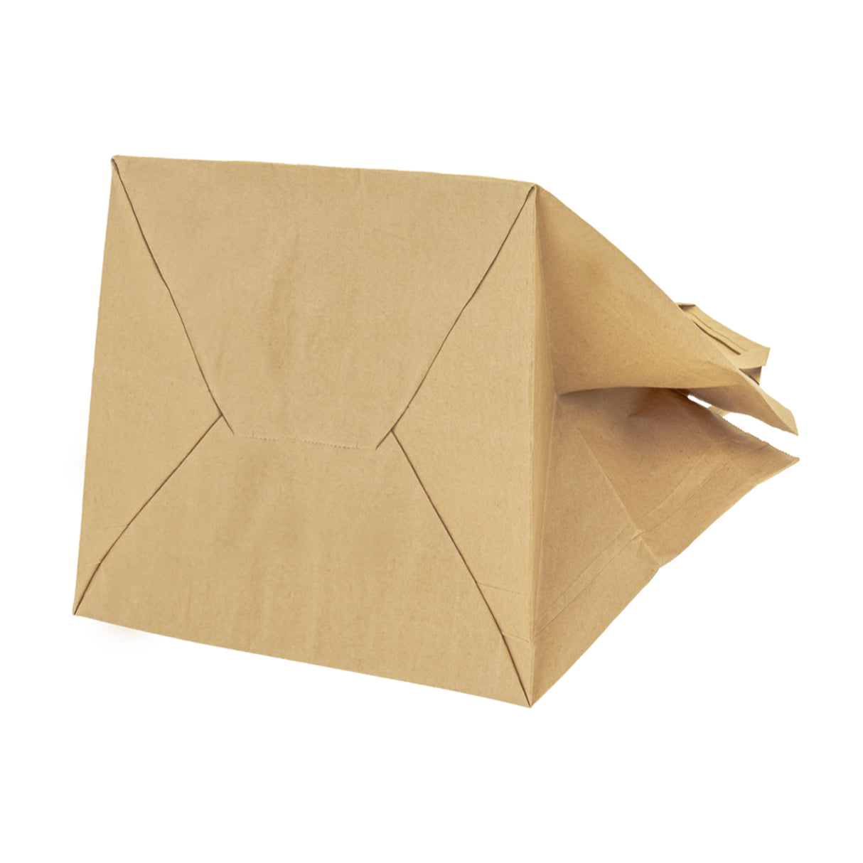 Torba papierowa z uchwytem płaskim 320x220x245mm Brązowa