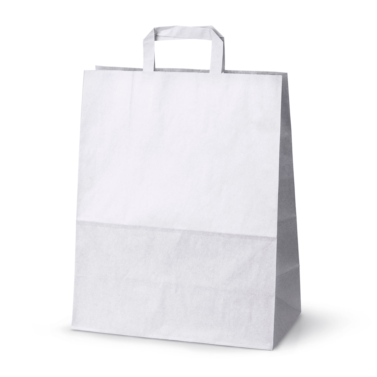 Torba papierowa 320x160x390mm z nadrukiem Biała od 50 szt.