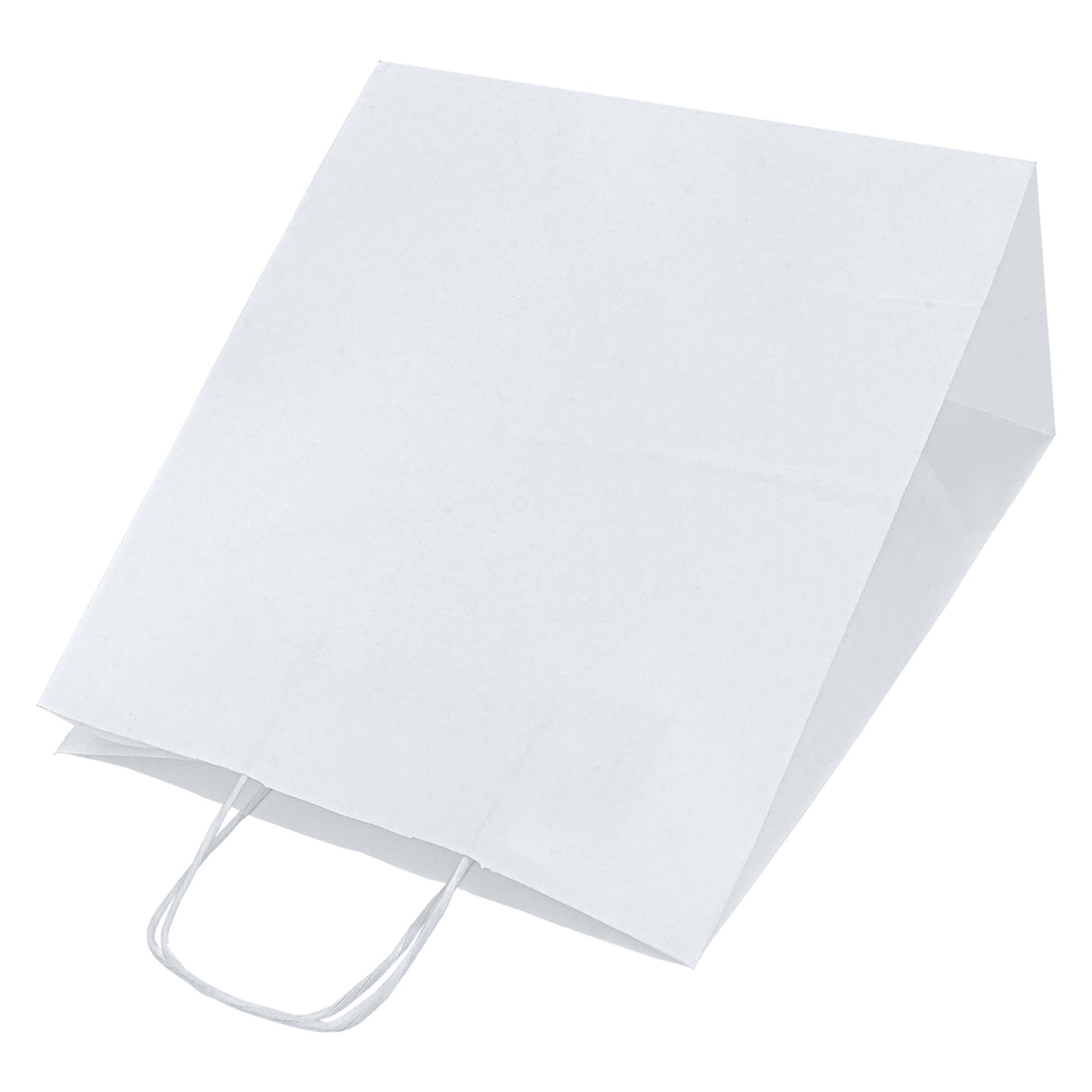 Torba papierowa z uchwytem skręcanym 305x170x340mm Biała