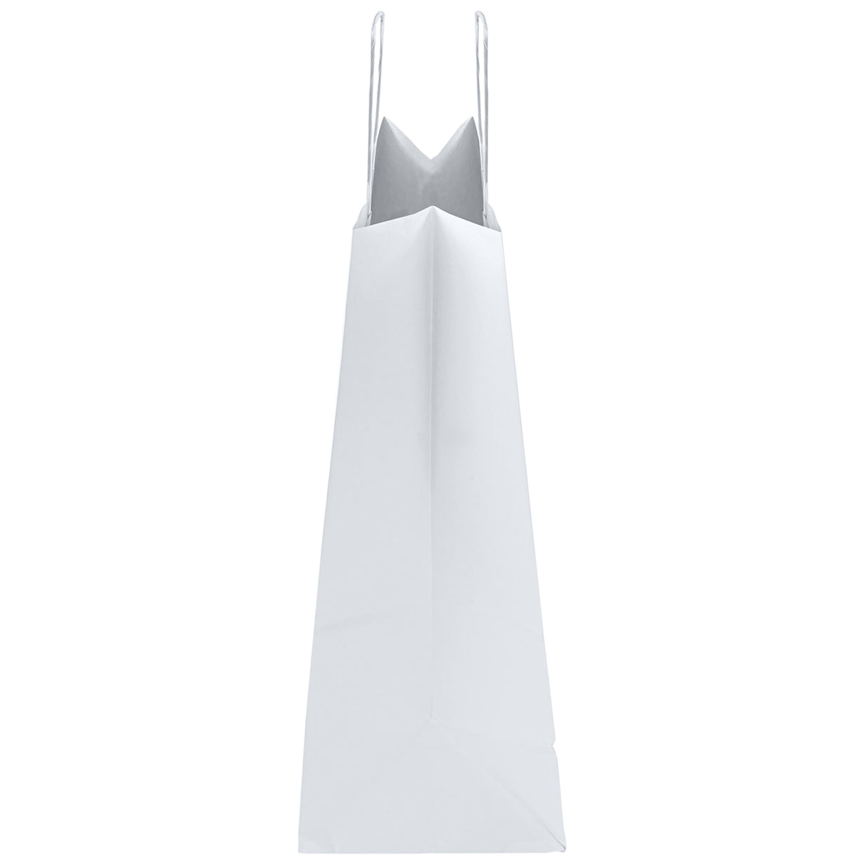 Torba papierowa z uchwytem skręcanym 320x120x410mm Biała