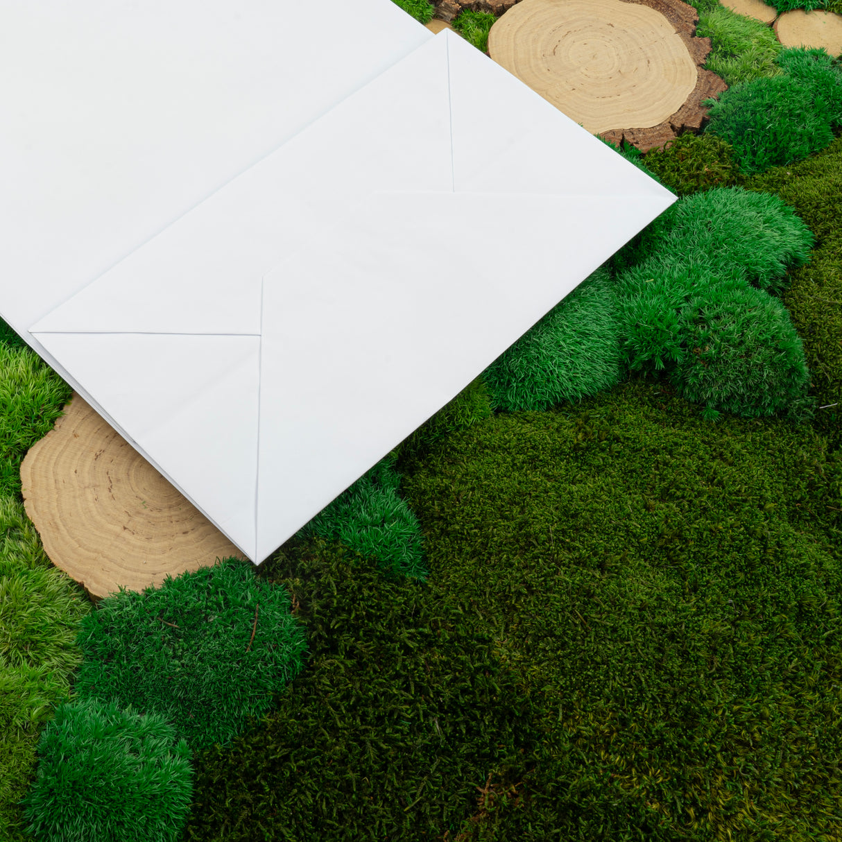 Torba papierowa z uchwytem skręcanym 300x170x425mm Biała