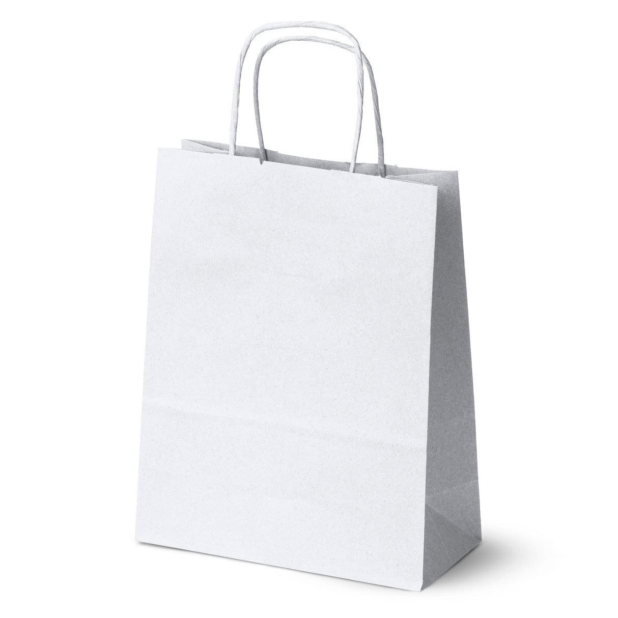 Torba Papierowa 180x80x225mm z Nadrukiem FULLPRINT Biała od 50 szt.