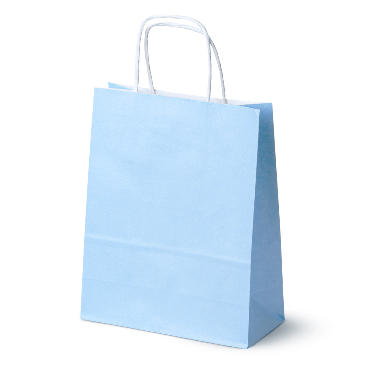 Torba papierowa 180x80x225mm z nadrukiem Niebieska od 50 szt.