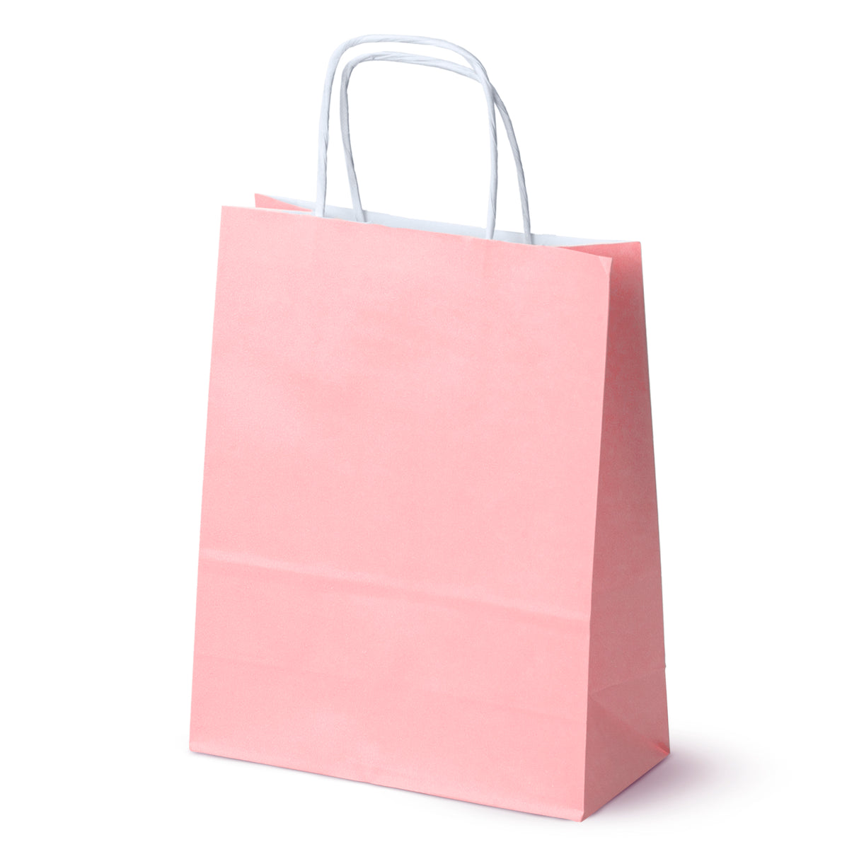 Torba papierowa 180x80x225mm z nadrukiem Różowa od 50 szt.