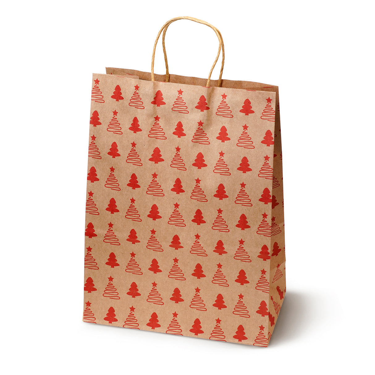 Torba papierowa świąteczna 150x80x210mm Merry Christmas Renifer 4szt.