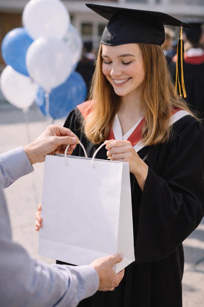 Torba Papierowa ECO Prestige 300x100x400mm Biała