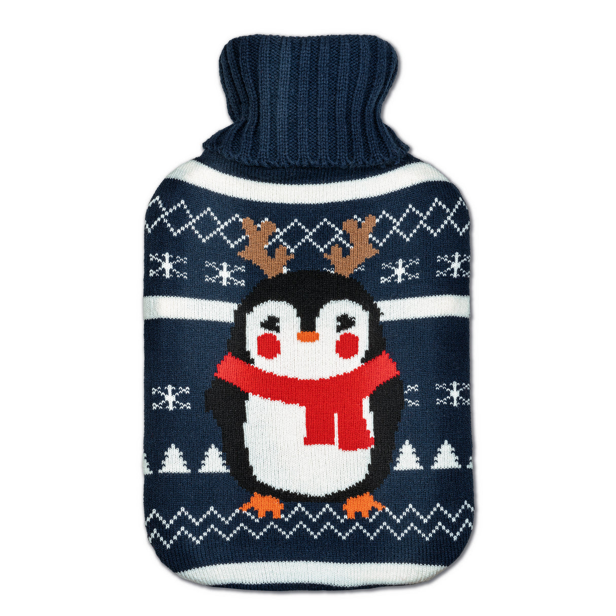 Termofor ogrzewacz granatowy Pingwin