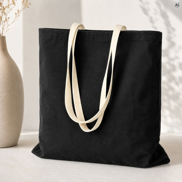 Torba Bawełniana 340x420mm Czarna
