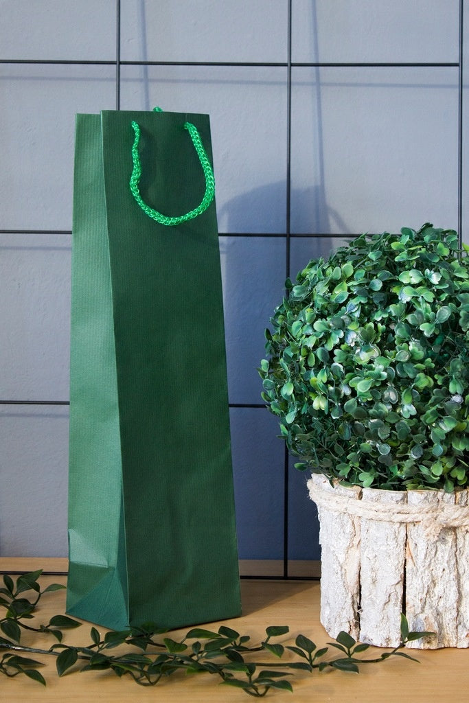 Torba papierowa ECO prestige 110x90x400mm Ciemnozielona