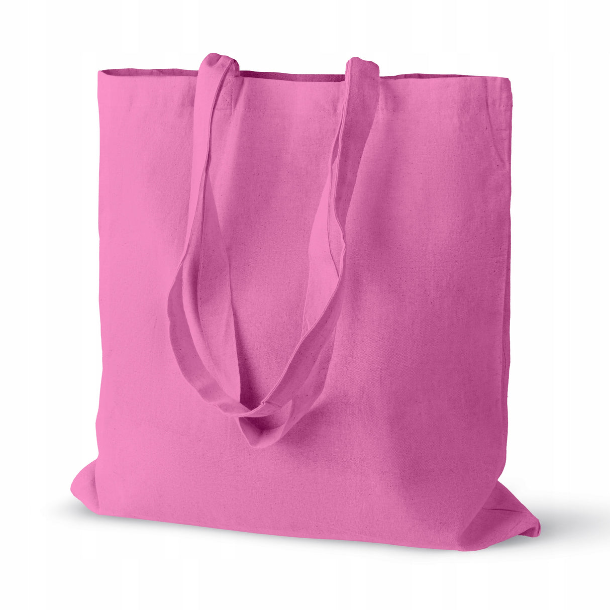Torba bawełniana 380x420mm Ciemnoróżowa Uchwyt: 70cm