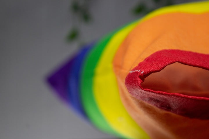 Torba bawełniana 380x420mm Wielokolorowa Uchwyt: 70cm