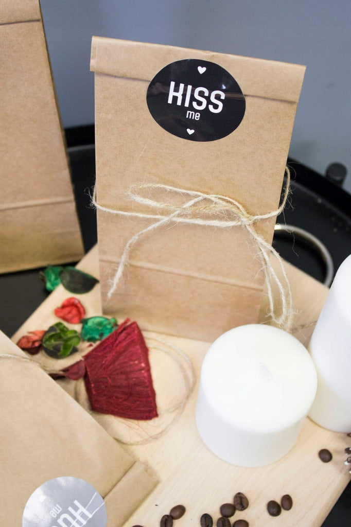 Naklejki KISS ME ozdobne 10szt.