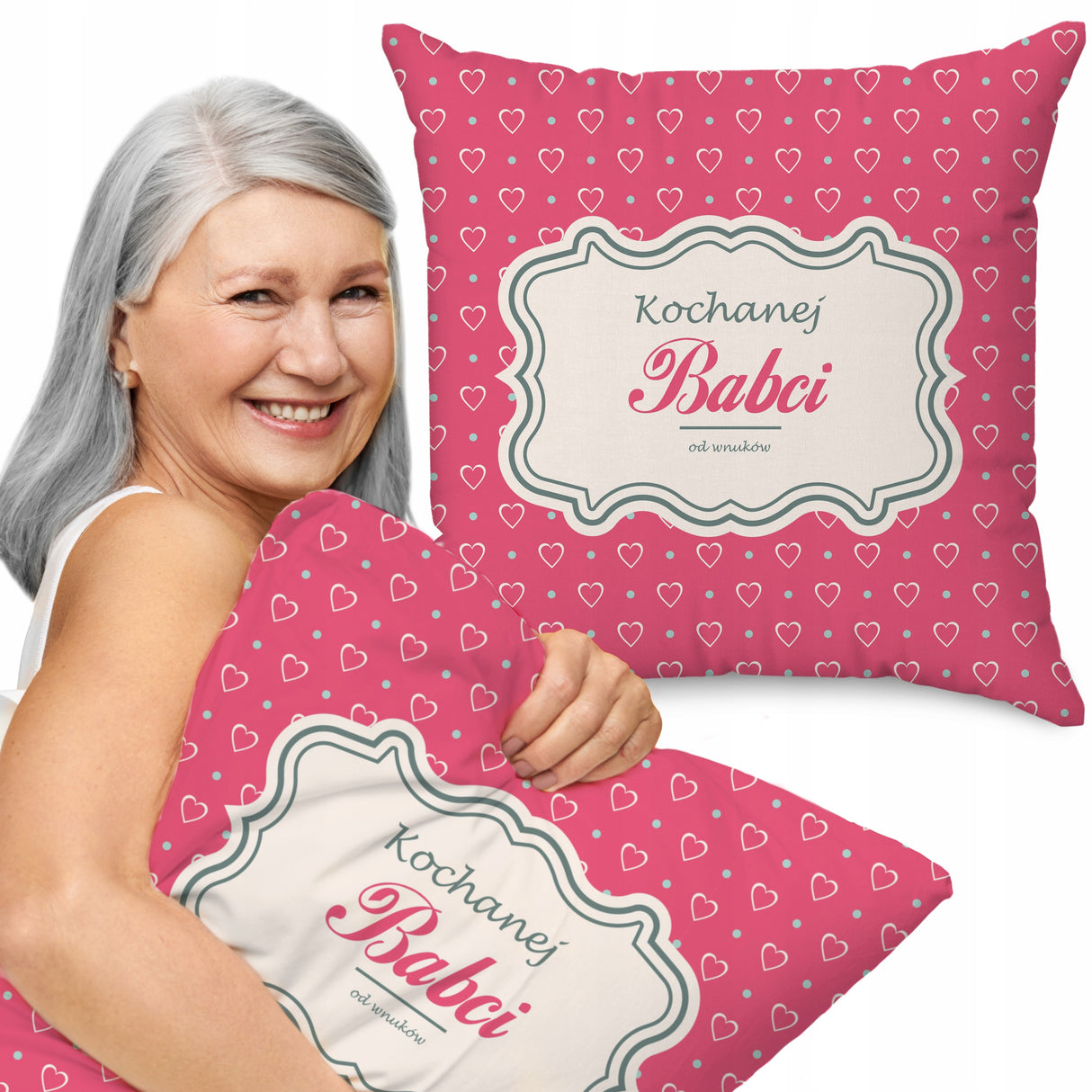 Poduszka na Dzień Babci - Kochanej Babci Prezent na Dzień Babci