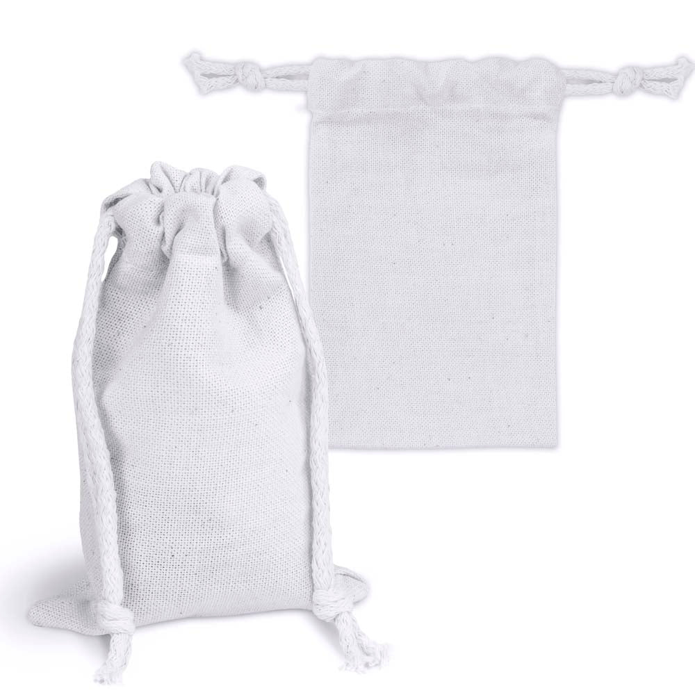 Worek bawełniany 100x150mm Biały