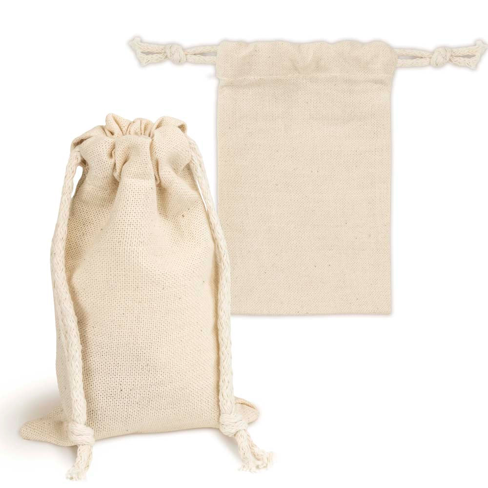 Worek bawełniany 100x150mm Ecru