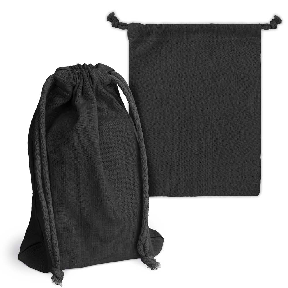 Worek bawełniany 150x200mm Czarny