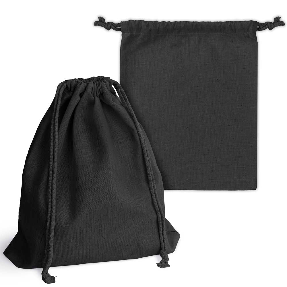 Worek bawełniany 20x25cm Czarny