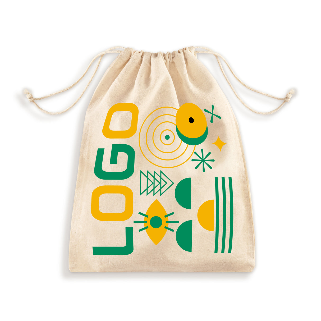 Worek bawełniany z nadrukiem 250x300mm Ecru od 50szt.