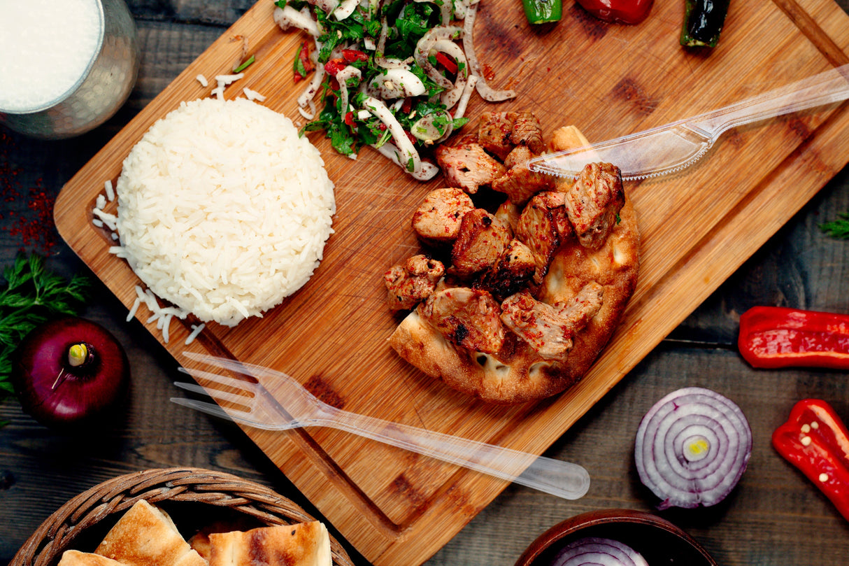 Widelce plastikowe wielorazowe 50szt.