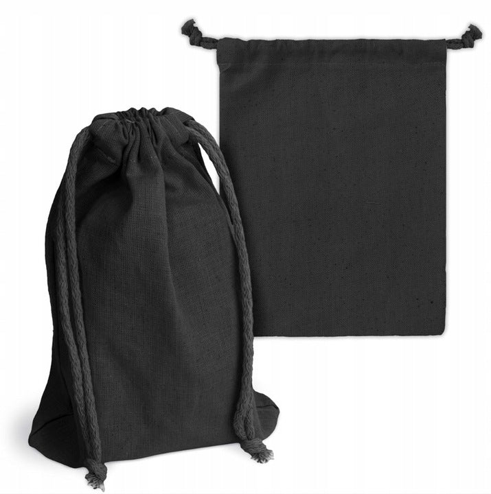 Worek bawełniany 120x200mm Czarny