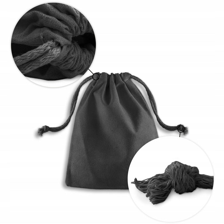 Worek bawełniany 120x200mm Czarny