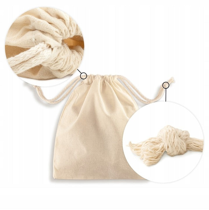 Worek bawełniany 100x150mm Ecru