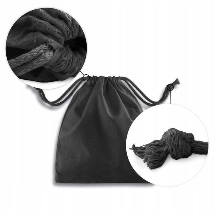 Worek bawełniany 360x340mm Czarny