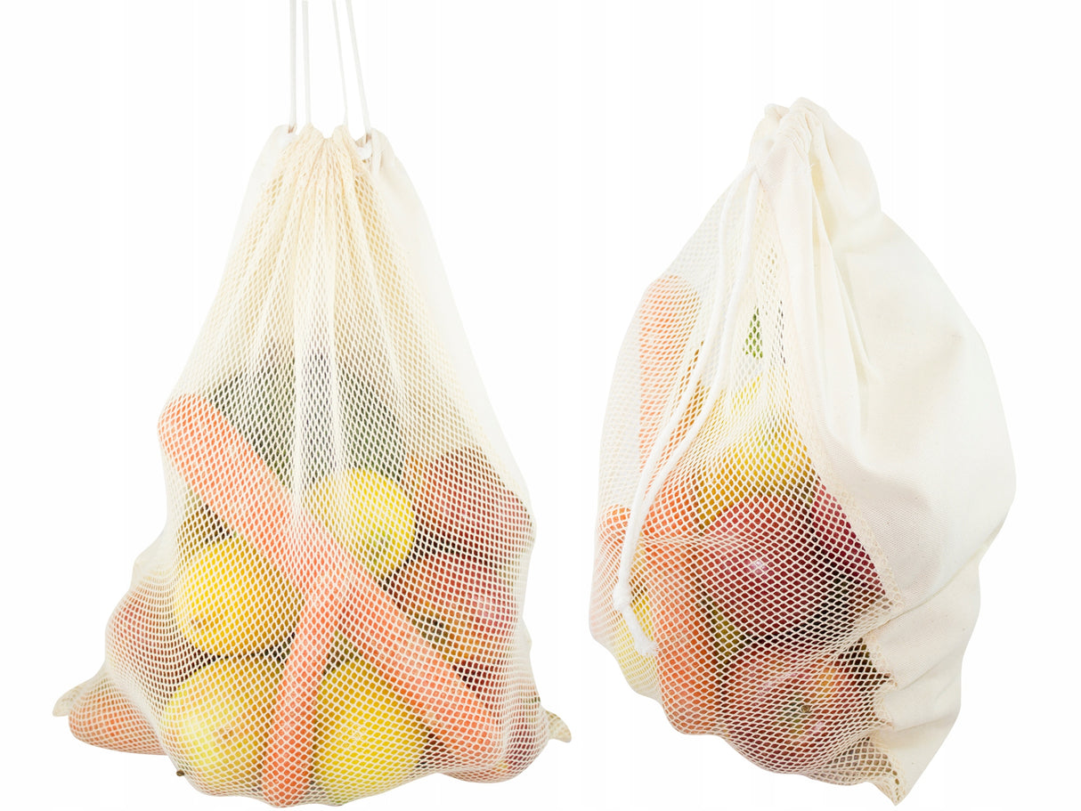 Worek z siatki bawełnianej 300x450mm Ecru