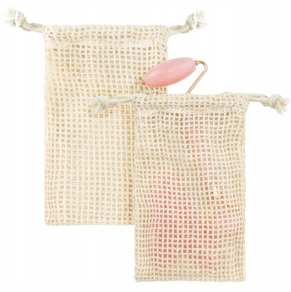 Worek z siatki bawełnianej 120x150mm Ecru