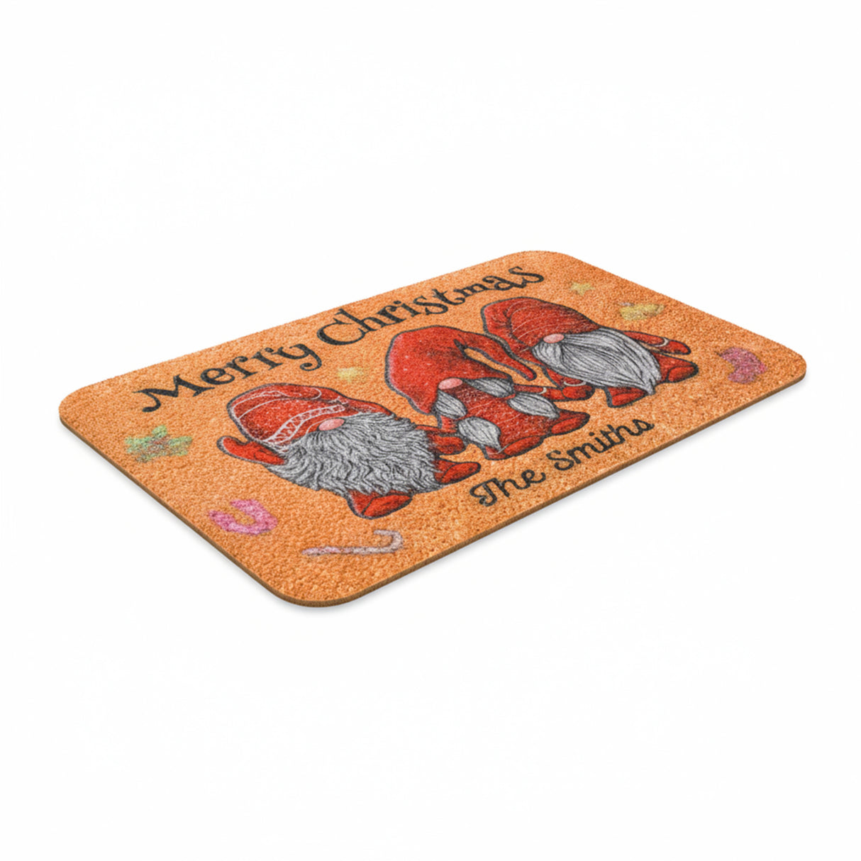 Dywanik świąteczny Krasnale Merry Christmas