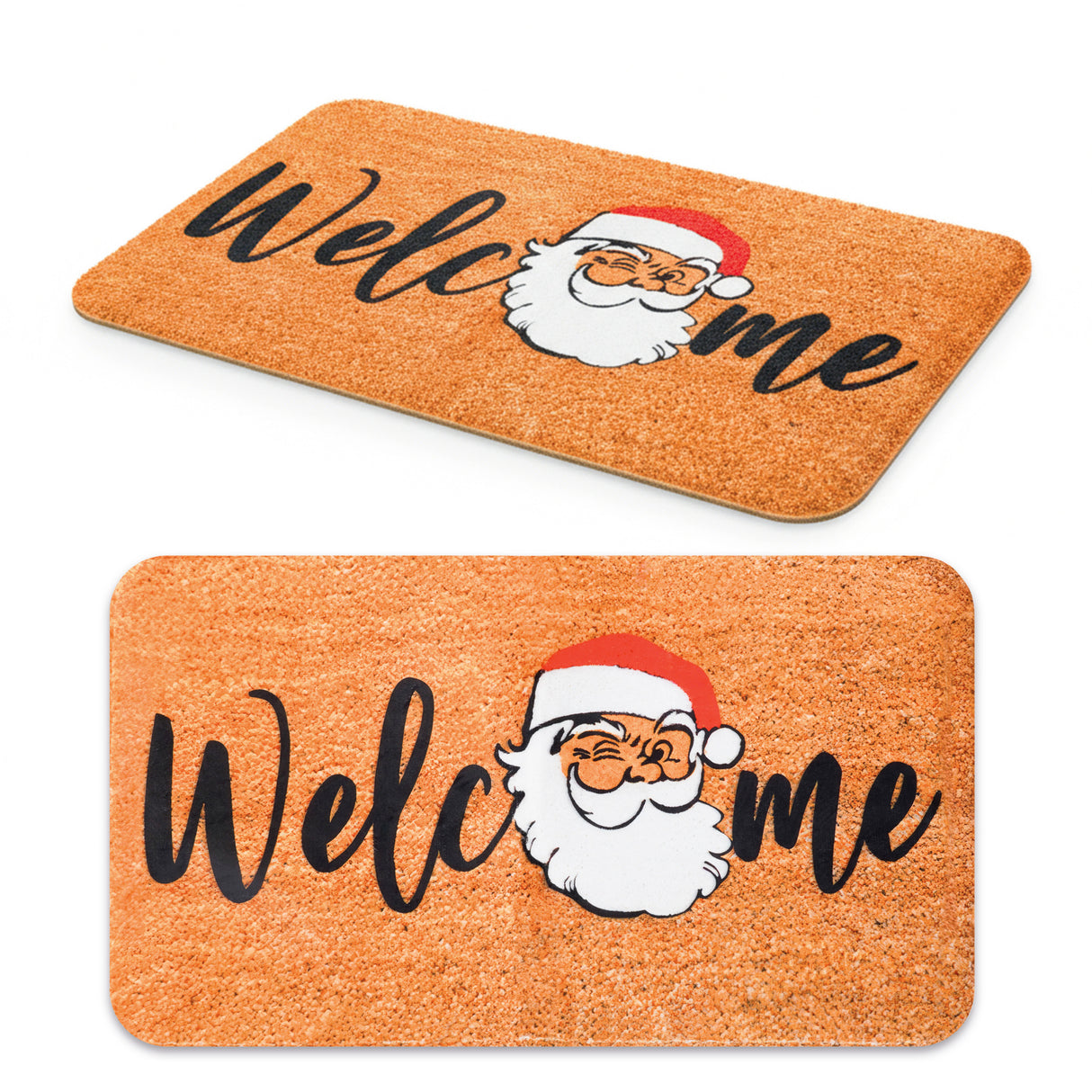 Dywanik świąteczny Welcome Mikołaj