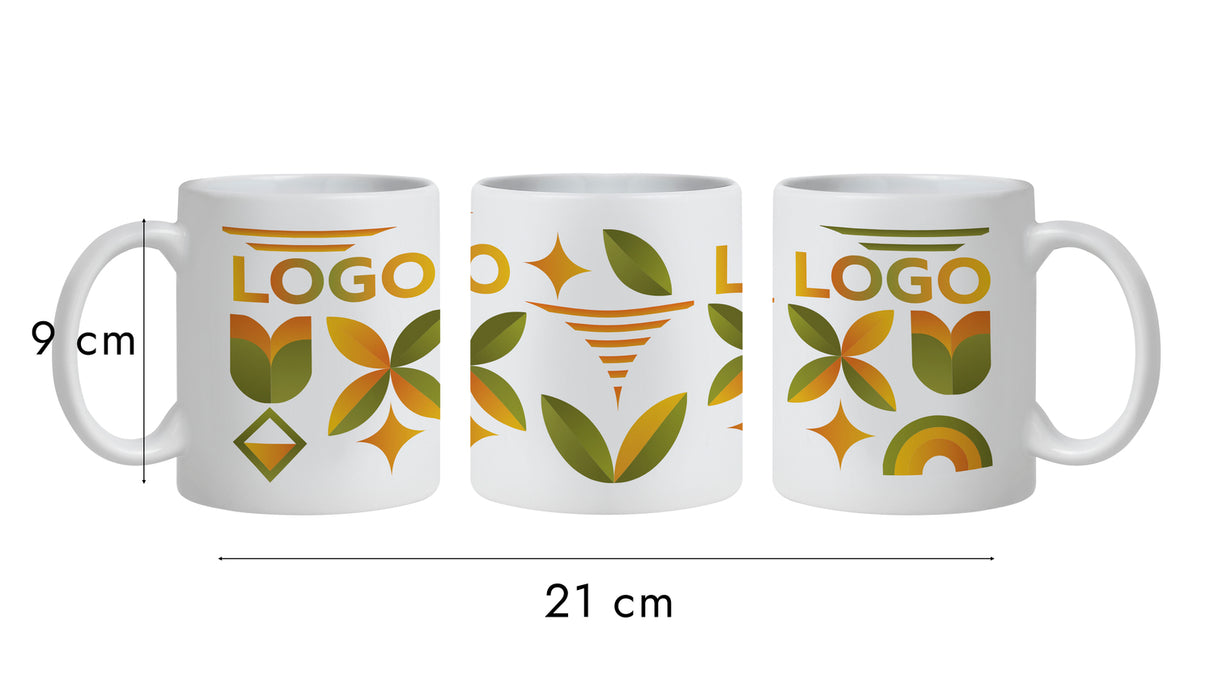 Kubek 330ml z własnym nadrukiem RÓŻNE KOLORY