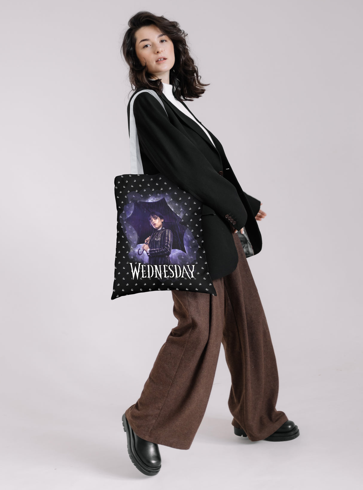 Torba materiałowa WEDNESDAY ADDAMS 35x45cm