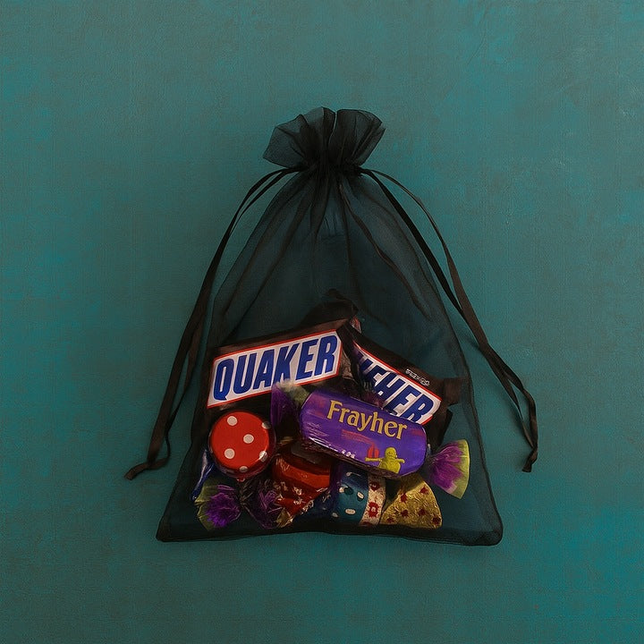 Woreczki ozdobne 90x120mm z Organzy 10szt.