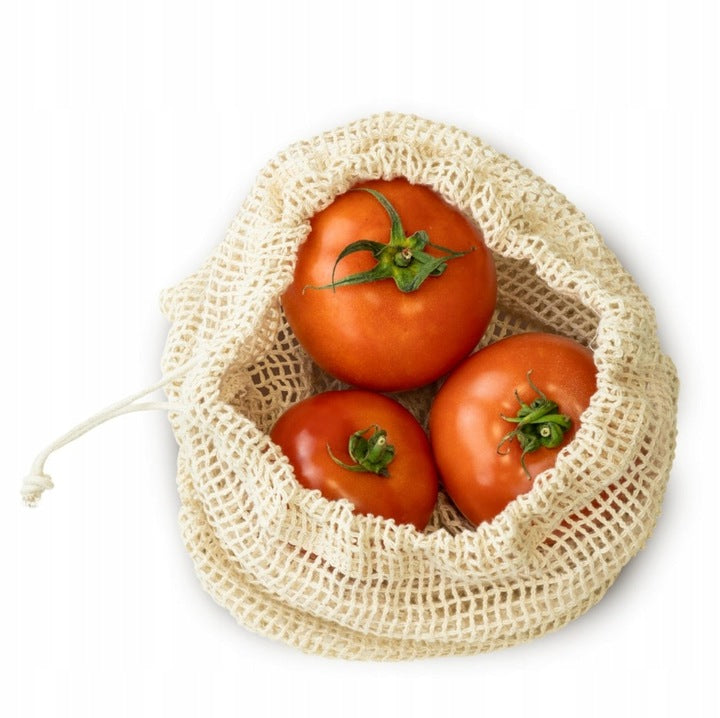 Worek z siatki bawełnianej 200x200 mm Ecru