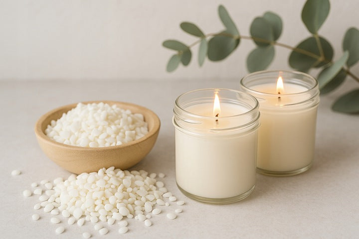 Wosk sojowy naturalny do świec z dodatkiem wosku pszczelego 1kg