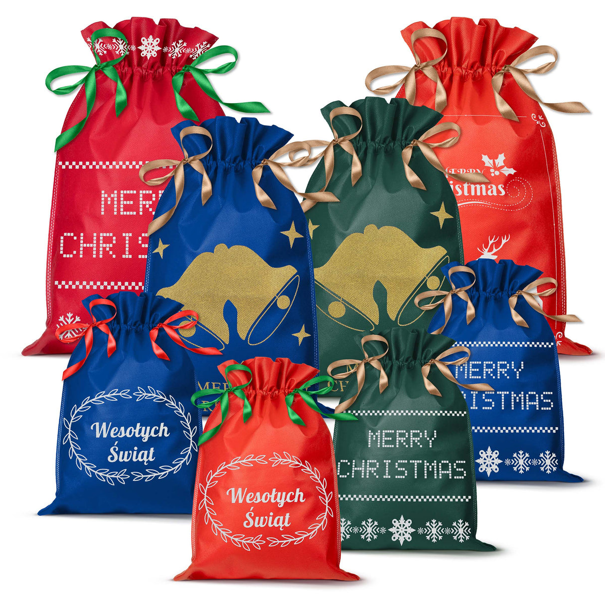 Woreczki wigofilowe Merry Christmas 8szt.