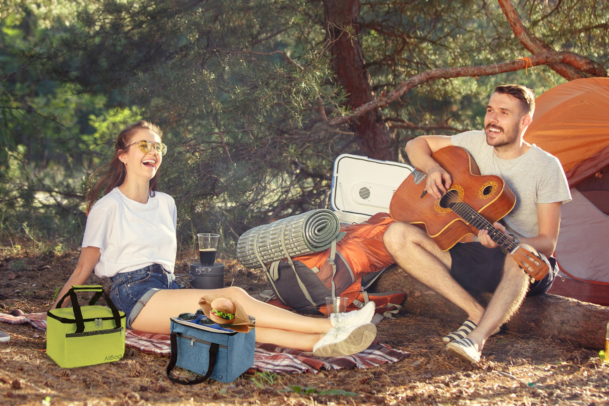 Torba termiczna na lunchbox 25x17x17cm Zielona