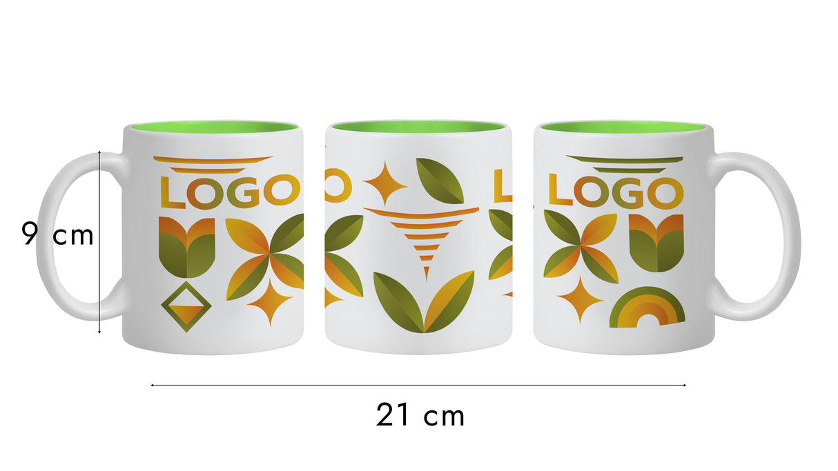 Kubek 330ml z własnym nadrukiem RÓŻNE KOLORY