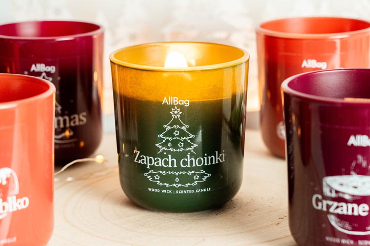 Świeca sojowa zapachowa Choinka